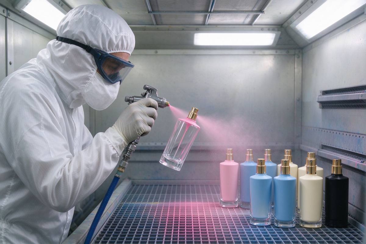 Spray Coating Glass Bottles: Color, Finish and Durability