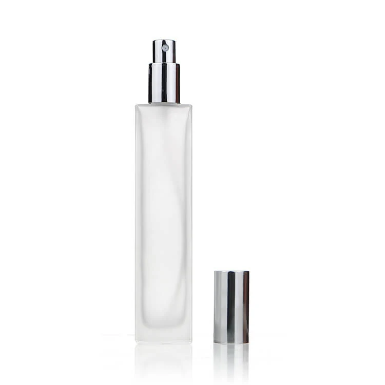Frosted Slim Glass Perfume Spray Bottle