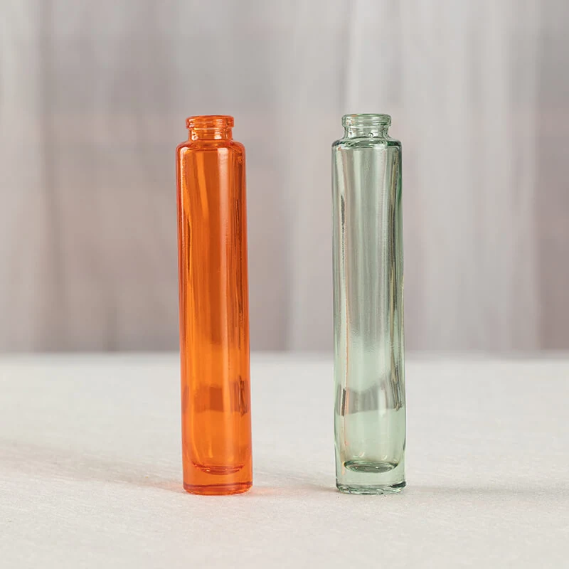 Tall Slim Colored Glass Bottles for Perfume Packaging
